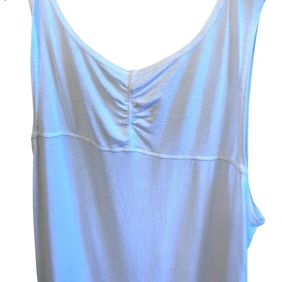 GAIAM Hamsa White & Green Flowy Yoga Tank Top Shirt Activewear Woman’s Size XL - Picture 7 of 9